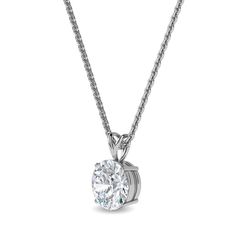 Muestre su lado romántico con este precioso colgante de diamantes. Una hermosa pieza que sería un regalo pensativo para un aniversario, un cumpleaños o incluso el día de una boda. Formal Solitaire Oval Pendant Necklace With Prong Setting, Classic Oval Pendant Diamond Necklace With Prong Setting, Classic Diamond Oval Pendant Necklace With Prong Setting, Classic Oval Pendant Necklace With Prong Setting, Classic Necklace With Oval Pendant And Prong Setting, Oval Diamond Solitaire Necklace With Prong Setting, Refined White Gold Solitaire Diamond Necklace, Refined White Gold Solitaire Necklace With Brilliant Cut, Luxury Oval Necklace With Prong Setting