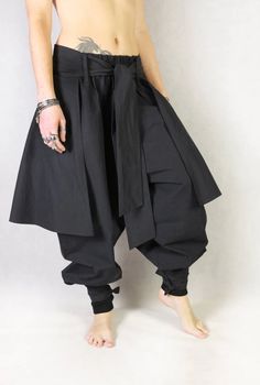 Hakama Pants V11 Black Cotton Unisex Oversized - Etsy Stretch Cotton Ankle-length Harem Pants, Solid Cotton Harem Pants For Fall, Oversized Solid Cotton Bottoms, Relaxed Fit Cotton Harem Pants, Relaxed Fit High-waisted Cotton Harem Pants, High-waisted Cotton Harem Pants With Relaxed Fit, Cotton Relaxed Fit Solid Harem Pants, Stretch Cotton High-waisted Harem Pants, Stretch High-waisted Cotton Harem Pants