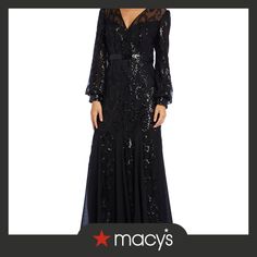 in stock Elegant Embellished Maxi Dress For Fall, Elegant Embellished Fall Maxi Dress, Black Long Sleeve Embellished Gown, Black Embellished Long Sleeve Gown, Black Long Sleeve Evening Dress For Gala, Black Long Sleeve Gala Gown, Elegant Long Sleeve Gown For Night Out, Embellished Maxi Dress For Formal Fall Events, Embellished Maxi Dress For Formal Fall Occasions