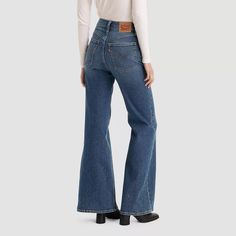 Levi's® Women's Ultra-high Rise Ribcage Flare Jeans - A Ny Moment 32 : Target Levi 550, 90s Baggy, Summer Slide, Levis 550, Target Finds, Summer Jeans, Levis Women, Fabric Tape, Rib Cage