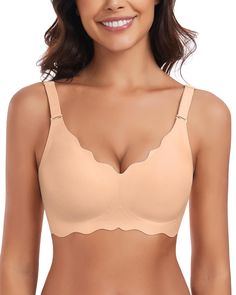 PRICES MAY VARY. 【Ultra Soft & Comfortable Bra】The wireless support bra is crafted from buttery soft, lightweight and stretchy fabric that feels as light as a cloud and fits like a second skin, making it incredibly comfortable for all-day wear. And our seamless bra has excellent breathability, allowing air to circulate and wick away moisture to stay cool all day long. Try our comfortable bras for women and feel the ultimate softness and luxury. 【Bra for Women No Underwire】The bralettes for women Find Bra Size, Seamless Bras, Bra Crafts, Bra Extender, Wireless Bras, Comfy Bra, Comfortable Bras, Lounge Lingerie, Shirt Bra