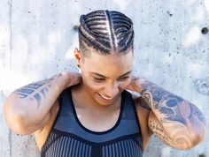 40 Exotic Braided Hairstyles with Shaved Sides (2024 Trends) Braided Hairstyles With Shaved Sides, Shaved Sides For Women, Four Braids Cornrow, Hairstyles With Shaved Sides, Four Braid, French Braid Pigtails, Braids With Fade, Side Cornrows, Basic Hairstyles