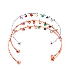 This colorful bangle style cuff is great for stacking, but also great on its own! Fashion Crystals Silver tone Slide on cuff SIZE One size (adjustable) Style Code: PJBR098 Adjustable Stackable Cuff Bracelet For Party, Adjustable Rainbow Bangle, Colorful Bangles, Bangles Style, Crystal Rose, Slide On, Perfume Oils, Silver Tone, Gold Tones