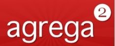 a red background with the word agrega written in white letters on top of it