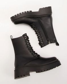 NOT ELIGIBLE FOR DISCOUNT. Comfort and style go hand in hand in this utilitarian inspired Frances Side Zip Combat Boots; perfect for the colder seasons or as a statement piece for your next festival or fall event. ● Heel Height: 1.95" ● Material: Upper: 100% PU Lining:100% Polyester Outsole: Thermoplastic PU ��● Utilitar Western Wear Dresses, Fall Events, Dresses By Length, Shopping Day, Hand In Hand, Black Friday Shopping, Heeled Loafers, Fall Shopping, Sweater And Shorts