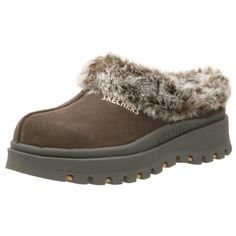 PRICES MAY VARY. Faux fur lining and trim EVA midsole provides lightweight cushioning Skechers Boots, Cute Fall Outfit Ideas, Memory Foam Shoes, Skechers Relaxed Fit, Do Your Thing, Clog Boots, Like A Rock, Clog Slippers, Clog Heels