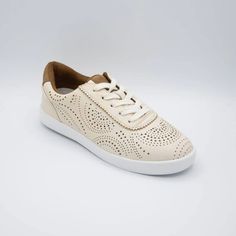 Brand New In Box! These Shoes Are So Awesome! Color: Cream Trendy Beige Sneakers With Perforated Toe Box, Everyday Sneakers With Perforations And Round Toe, Trendy Cream Sneakers With Perforated Toe Box, Beige Low-top Sneakers With Perforations, Cream Slip-on Sneakers With Perforated Toe Box, Cream Lace-up Sneakers With Speckled Midsole, Comfortable Beige Sneakers With Perforations, Casual Beige Sneakers With Perforations, Lace Sneakers