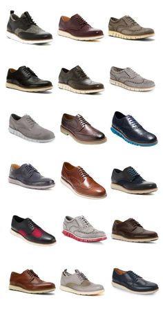 --Love these shoes!-- 18 Original Wingtip Oxfords for Men - Cole Haan | Men Shoes | ZEROGRAND Shoes For Men Stylish, Trendy Mens Shoes, Cole Haan Mens Shoes, Mens Business Shoes, Gents Shoes, Mens Derby Shoes, Oxford Shoes Outfit, Dress Shoes For Men, Style Masculin