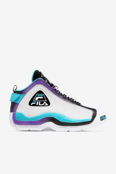 Men's Grant Hill 2 - Shoes | Fila Fila Grant Hill, Kids Tennis Shoes, Grant Hill, Mens Tennis Shoes, Sneakers And Socks, Shoe Image, Womens Tennis Shoes, Tennis Sneakers, Classic Man