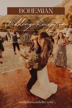 a bride and groom hugging on the dance floor at their wedding reception in bohemman, california