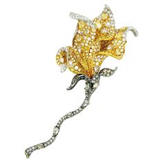 Luxury Elegant Flower-shaped Jewelry, Luxury Flower-shaped Platinum Jewelry, Luxury Platinum Flower-shaped Jewelry, Elegant Diamond Flower Brooches, Exquisite Diamond Flower-shaped Jewelry, Yellow Petals, Diamond Wallpaper, Fancy Diamonds, Gold Flower