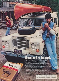 Camel Cigarettes Ad Original 1979 Land Rover Range Rover Photo Vintage Advertisement, Wall Art Decor Best 4x4, Popular Science, Land Rover Series, Land Rovers, Vintage Advertisement, Land Rover Defender, Retro Poster