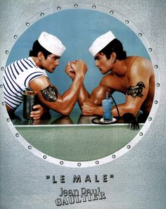 Le Male by Jean Paul Gaultier Hand Painted Photographs, Fragrance Campaign, Fragrance Ad, Punk Girls, Raver Girl, Hussein Chalayan, Tom Of Finland, Art Pierre, Perfume Ad