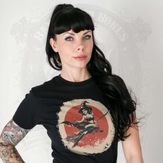 Hand-drawn "Flying Witches" design printed onto a premium quality Women's T-Shirt. All my products are designed and printed with love and passion and are custom made for you! The Flying Witches Women's T-Shirt is available in Black and in sizes S, M, L, XL, 2XL. If you need a different color, please do not hesitate to contact me. I'm here to help. This items runs rather small. Important: Please double-check the Women's T-Shirt size chart in the image gallery before placing your order. This item Fitted Short Sleeve T-shirt With Custom Print, Graphic Tee With Front Print And Crew Neck, Graphic Tee With Front Print Sublimation Design, Graphic Tee With Sublimation Front Print, Graphic Tee Sublimation With Front Print, Fitted T-shirt With Front Print And Crew Neck, Fitted Crew Neck T-shirt With Front Print, Fitted Graphic Tee With Front Print, Fitted Crew Neck T-shirt With Custom Print