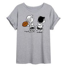 From the best-loved comic strip in history comes officially licensed PEANUTS apparel for fans everywhere. Show your love for Charlie Brown, Snoopy, Lucy, Linus, Pigpen and the whole gang. Copyright Peanuts. Casual T-shirt With Screen Print For Fan Gatherings, Pop Culture Character Print Tops For Fan Gatherings, Retro Tops With Cartoon Print For Fan Conventions, Retro Cartoon Print Tops For Fan Conventions, Relaxed Fit Cartoon Print Tops For Fan Merchandise, Retro Anime Print Tops For Fan Merchandise, Retro Anime Print Tops For Fans, Retro Cartoon Print T-shirt For Fans, Fan Apparel T-shirt With Cartoon Print