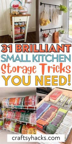 small kitchen storage tricks that you need to try out in the pantry and organize your home