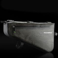 the rockridges guitar case is made out of metal and has a green light on it