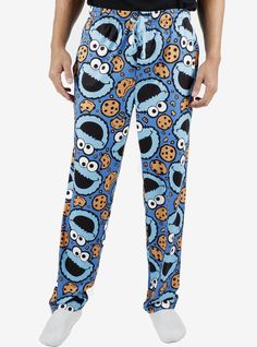 Fun Pajama Pants, Funny Pajama Pants, Matching Pajama Pants For Couples, Cookie Monster Pj Pants, Grunge Pjs, Cookie Monster Pajama Pants, Matching Pjs For Couples, Pjs Ideas, Cute Pj Pants