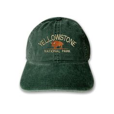 PRICES MAY VARY. 100 % Cotton. One size fits most with an adjustable buckle strap closure. Adult / Unisex Thick ,Soft , and light material. Very nice quality built hats with quality embroidery work. USmania Yellowstone National Park Embroidered Cap hat baseball hat Affordable Casual Outdoor Snapback Hat, Green Hats Women, Todeo Hats, Olive Green Yankees Hat, Cool Hats Baseball, Llbean Hats, Mountain Bachelorette Party Hats, Vintage Fitted Hats, Summer Baseball Cap