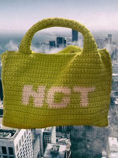 Crocheted NCT handbag with option for detachable crossbody strap, just handles or just crossbody. Can make other colors too! Spring Top Handle Crochet Bag With Handles, Spring Crochet Top Handle Bag, Trendy Crochet Bag With Adjustable Strap, Medium Shoulder Bag With Detachable Handle For Errands, Trendy Crochet Bag For Everyday Spring Use, Trendy Spring Crochet Bag For Everyday Use, Trendy Crochet Bag For Daily Use, Crochet Double Handle Bag For Spring, Trendy Crochet Crossbody Bag With Braided Handles