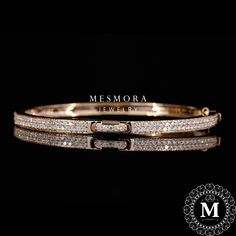 Rose Gold Bangle, 14K Gold Diamond Bracelet, Natural diamond bracelet, Lab grown diamond bracelet, Cuff Bangle, Hinged Bangle, Gift For Her ★ Design No : MLB8564 ★Bangle size: 2.4 AANI ★Same Bangle in Moissanite Diamond: https://www.etsy.com/in-en/listing/1112656402 ⭐ FEATURES ⭐ ★ Brand ➠ Mesmora Diamond Earth ★ Condition ➠ Brand New, Never been Used Jewelry Detail 💎 Diamond Option : ➠Lab Grown Diamond HPHT.(VS/SI-EFG) ➠Natural Diamond (VS/SI-GHI) ➠Natural Diamond (VS/SI-FGH) 💎 Bangle Diamond Moissanite Bracelet, Bracelet Thick, Bracelet Layering, Dainty Gold Bracelet, Jewelry Delicate, Bangle Gold, Rose Gold Bangle, Bangle Jewelry, Antique Bracelets