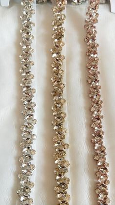 Rhinestone Crystal Lace Trim For Bridal Accessories Wedding Dress Sash Belt Headband Straps Costume Fitted Rhinestone Sashes For Party, Party Fitted Sashes With Rhinestones, Dress Sash Belt, Wedding Dress Sash Belt, Lily Bracelet, Lace Fancy, Pola Manik, Crystal Lace, Hand Beaded Embroidery