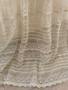 Color:cream The color of the real object is slightly yellow than that of the picture, it is beige ivory Price:1 Yard Price 1Yard=91CM ivory Lace fabric, Embroidered tulle lace fabric, vintage style lace fabric, curtain fabric, embroidered mesh laces with dot daisy flowers Can be used to make shirt, skirt, curtains, tablecloth dress,household act the role ofing is tasted, diy etc My store links： https://www.etsy.com/shop/FionaLace?ref=simple-shop-header-name&listing_id=919538968 Similar product l Tablecloth Dress, Wedding Dress Sewing, Mesh Embroidery, Sewing Wedding Dress, Fabric Curtain, Lace Fabrics, For Wedding Dress, Embroidered Tulle, Daisy Flowers