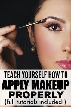 Doing Makeup, Foundation Contouring, Apply Makeup, How To Apply Eyeshadow, Makijaż Smokey Eye, Makeup Tips For Beginners, Makeup Tutorials, Simple Beauty, How To Apply Makeup