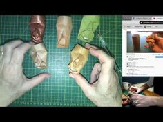 Folding a Toilet Roll Face (Grimace) - YouTube Toilet Paper Roll Faces, Toilet Roll Art, Toilet Paper Roll Wall Art, Toilet Paper Art, Toilet Paper Tube, Toilet Paper Crafts, Art Lessons Middle School