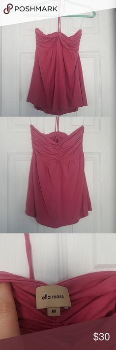 Ella Moss Mauve/rose sleeveless top Sleeveless, super soft, never worn. Tie goes around the neck, if you want. Never worn. Ella Moss Tops Tank Tops Ella Moss, Top Sleeveless, White Shorts, Sleeveless Top, Topshop, Womens Shorts, Tank Tops, Outfit Inspo, Plus Fashion