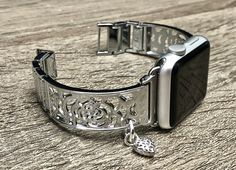 High Quality Premium Shiny Silver Band for Apple Watch All Series. Comfortable Bangle with Secure Clasp Lock. Includes Extra Links & Tool to Resize Wristband To Preferred Fitment. Adjustable Size Fits 5.5 to 8 Inches (need to add or remove extra links) Super Light Bracelet | Weigh 1.2 oz | 18mm Wide, Designed And Handmade by Simeon D Jewelry. Not For Other Models. Apple Watch Is NOT Included! Follow my Studio for Updates & New Designs. Silver Adjustable Rectangular Watch Bands, Adjustable Silver Bracelet Strap Watch Bands, Silver Apple Watch Bracelet Strap Band, Adjustable Silver Bracelet Apple Watch Band, Adjustable Silver Bracelet Strap Apple Watch Band, Silver Bracelet Strap Apple Watch Band, Silver Metal Bracelet Strap Apple Watch Band, Adjustable Silver Bracelet Watch Bands, Metal Bracelet Watch Bands As Gift