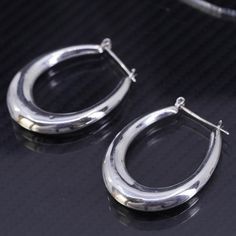 1.75", vintage sterling silver 925 handmade bold hoops earrings, stamped 925 Cheap Handmade Vintage Hoop Earrings, Silver Hoop Earrings Stamped 925, Vintage Silver Hoop Jewelry, Classic Silver Hoop Earrings Stamped 925, Small Silver Hoop Earrings Stamped 925, Vintage Sterling Silver Hoop Earrings As Gift, Silver Oval Hoop Earrings With Polished Finish, Vintage Sterling Silver Pierced Hoop Earrings, Silver Hallmarked Metal Hoop Earrings