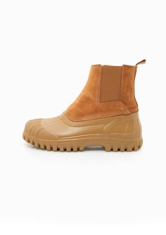 DIEMME | Balbi Boot | Cognac Suede Shearling – DIANI Eastern Italy, All Weather Boots, Duck Boot, Weather Boots, Wet Weather, Fashion Board, Duck Boots, Chelsea Boot, Lug Sole