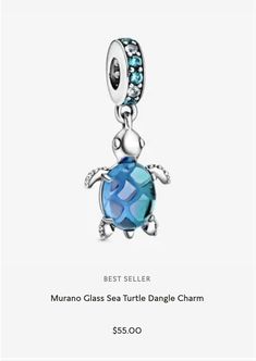 Pandora Beach Charms, Pandora Jewlery, Pandora Blue