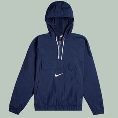 Nike Swoosh Woven Overhead Jacket Size: Small / Loose Fit Retail : $130 Condition : New With Tags / Nwt / Never Worn Style Code: Cd0419-451 Color: Navy, Red. White Measurements: Length: 28” Inches Approximately Chest : 22” Inches Approximately Sleeve: 31 Inches Approximately Nike Casual Navy Track Jacket, Casual Navy Nike Track Jacket, Navy Track Jacket For Spring Streetwear, Navy Athleisure Windbreaker For Streetwear, Navy Sportswear Outerwear With Pockets, Sporty Navy Windbreaker With Pockets, Spring Navy Windbreaker For Streetwear, Navy Windbreaker For Spring Streetwear, Navy Spring Windbreaker For Streetwear