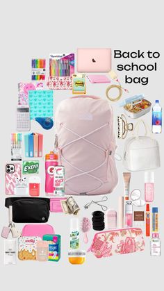 not mine Back To School Essentials Middle School, Bookbags For Middle School, School Bag Organization