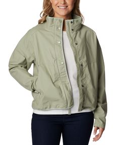 in stock Spring Khaki Utility Jacket For Outdoor, Casual Jackets, Womens Fleece, Columbia Sportswear, Jackets Online, Jacket Sale, Lightweight Jacket, Casual Jacket, Gray Jacket