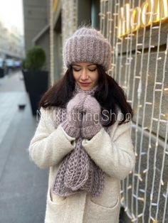 Beige Mohair Hat and Scarf, Luxury Hat, Christmas Gift, Womens Hat, Hat and Scarf Set, Handknit Hat, Fashion Scarf Mittens, Luxury Scarf - Etsy Hat And Scarf Outfit, Mohair Hat, Scarf Luxury, Wedding Cardigan, Luxury Scarf, Hat And Scarf Set, Luxury Hats, Womens Hat, Scarf Outfit