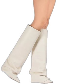 White Fitted Boots With Flat Heel, Fitted White Boots With Flat Heel, Short Layers, Short Layered, Modern Baby, High Boots, Knee High Boots, Knee High, Las Vegas