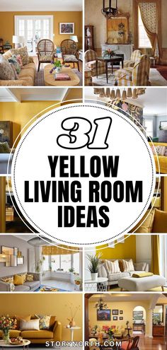 yellow living room decorating ideas that are easy to do and great for the home