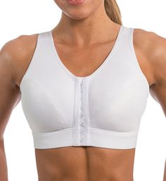 Enjoy the support and comfort you crave for your everyday sports bra. Naturexx tech fabric transfers moisture away from the body keeping you cool and comfortable. Wireless, multi-part cup has stretch simplex lining with an angled seam for shape, and an integrated side sling at sides and bottom for extra lift and support. Tall front hook-and-eye closure contains you and makes getting in and out easy. See Fitter's Comments below for hook count. Clean finished wide underband provides a comfortable, Everyday Bra, Mesh Design, Sport Bra, Soft Suede, Bra Sizes, Everyday Life, Sports Bra, Perfect Fit, Hand Wash