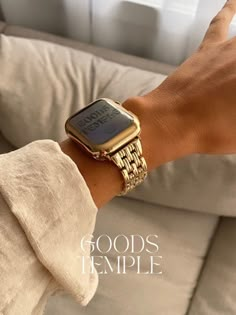 GoodsTemple gives you the option to order both the watchband and Watch Case together! Have your look completed and stand out from the rest! 🍀 ⭐️GOODSTEMPLE WATCHBANDS. THE BEST WATCHBANDS YOU WILL EVER OWN! ⭐️ Versatile unisex design to suit both woman's and mens Luxury styling. ⭐️ ⭐️The classic choice for luxury lovers who know how to elevate their style.  Made of the highest-quality durable stainless steel and available in a range of stylish tones.  👌🏽The watch bands are easily interchange Luxury Timeless Leather Watch Bands, Large Watches For Women, Old Money Apple Watch, Trendy Apple Watch Bands, Trendy Gold Apple Watch Band With Bracelet Strap, Trendy Gold Watch Accessories With Bracelet Strap, Trendy Bracelet Strap Apple Watch Band, Trendy Apple Watch Band Bracelet Strap Gift, Trendy Apple Watch Band As A Gift