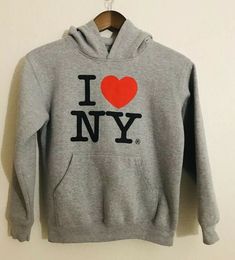 I Love NY Kids Hoodies  size L 14/16  Sweatshirt gray long sleeve length 21 inches and waist 36 inches Sleeve 19.5 inches.D18 Gray Long Sleeve Sweatshirt For Winter, Gray Long Sleeve Winter Sweatshirt, Gray Long Sleeve Fleece Top, Casual Gray Hooded Sweater, Gray Graphic Print Hoodie For Winter, Athletic Heather Long Sleeve Sweatshirt With Drawstring Hood, Winter Gray Hoodie With Graphic Print, Gray Long Sleeve Sweatshirt For Streetwear, Sporty Gray Long Sleeve Sweater