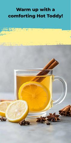 Cozy up with a comforting Hot Toddy perfect for chilly evenings! This classic cocktail made with whiskey, honey, and lemon is sure to warm you up from the inside out. Indulge in the soothing blend of flavors as you relax and unwind. Whether sipping by the fireplace or simply seeking some comfort, this delightful drink is a must-try. Treat yourself to a touch of sweetness with each sip as the zesty hint of lemon adds a refreshing twist.