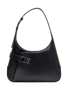 Black leather shoulder bag. One adjustable handle. Inside zipper pocket. Interior magnetic closure. Metal buckle on front. Logo plaque on the side. Width:35 Height:23 Depth:6Gender: WomenMaterial: OUTSIDE:100% CALFSKINColor: BlackMade in: ITProduct ID: 215492 767785*Import tax/duty will be calculated at checkout (If applicable) Modern Square Bag With Branded Hardware, Modern Square Bags With Branded Hardware, Everyday Square Shoulder Bag With Branded Hardware, Business Shoulder Bag With Silver-tone Hardware, Modern Shoulder Bags With Branded Hardware, Leather Baguette Bag With Branded Hardware And Double Handle, Modern Baguette Bag For Daily Use With Branded Hardware, Business Shoulder Bag With Double Handle And Branded Hardware, Business Flap Shoulder Bag With Branded Hardware