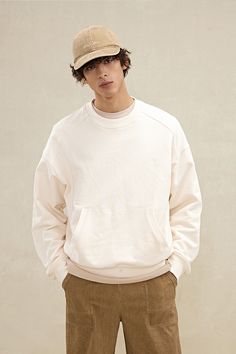 This YPL Threaded Crew Neck Pullover features kangaroo pockets, ribbed cuffs and neckline, dropped shoulders, and YPL embroidery on the chest. Enjoy the comfort of the dropped shoulders and hem, perfect for daily use. Yoga Set, Sweater Coats, Bra Tops, Dress Accessories, Kangaroo, Hoodie Shirt, Short Dresses, Topshop, Coats Jackets