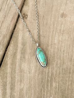 Carico Lake Turquoise & Sterling Silver Pendant Necklace Silver Wallet, Sterling Silver Necklace Pendants, Silver Pendant Necklace, Steel Chain, Stainless Steel Chain, Turquoise Sterling Silver, Turquoise Stone, Sterling Silver Pendant, Sterling Ring