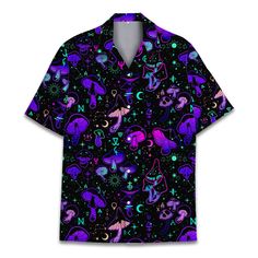 Mushroom Hawaiian Shirts For Men, Mushroom Shirt Mushroom Items, Clothes Mushroom, Mushroom Shirts, Mushroom Clothes, Mushroom Accessories, Mushroom Stuff, Mushroom 3d, Mushroom Gifts, Mushroom Aesthetic