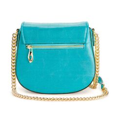 This AmeriLeather Alaina crossbody bag showcases a chain and leather shoulder strap for a stylish accessory you'll love to show off. How do you accessorize? Check out our ACCESSORIES GUIDE for essential tips to elevate your style with must-have accessories. Dimensions: 10.75 in. L x 2 in. W x 8.5 in. H Magnetic and zipper closure Removable and adjustable crossbody shoulder strap Strap length: 34 in. - 44 in. 2 exterior zip pockets 1 interior zip pocket and 1 interior slip pocket Gold-tone hardwa Accessories Guide, Color Turquoise, Signature Look, Stylish Accessories, Fashion Handbags, Handbag Accessories, Leather Crossbody Bag, Leather Crossbody, Gender Female