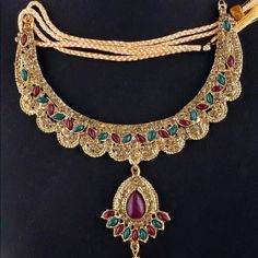 Brand New A Very Beautiful Jewelry Set For Any Weeding Or Party To Increase Your Beauty Formal Multicolor Bridal Necklace, Multicolor Bridal Necklace For Party, Indian Jewelry Set, Indian Jewelry Sets, Weeding, Indian Jewelry, Jewelry Set, Womens Jewelry Necklace, Jewelry Sets